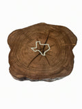 Handcrafted Timber Slice End Table – Live Edge with Resin, Carving & Laser Options